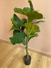 Kunstplant Ficus Lyrata Tabaksplant 90 cm