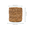 Rieten Plantenmand Ido 30x27 cm