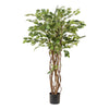 kunstplant - Ficus liana- Vioolbladplant - 140cm