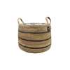 Plantenmand Isla Black 43x30 cm